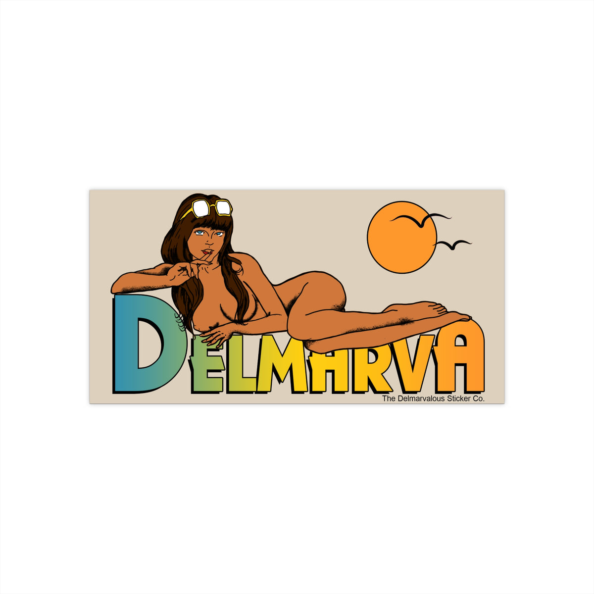 Delmarva Babe Sticker