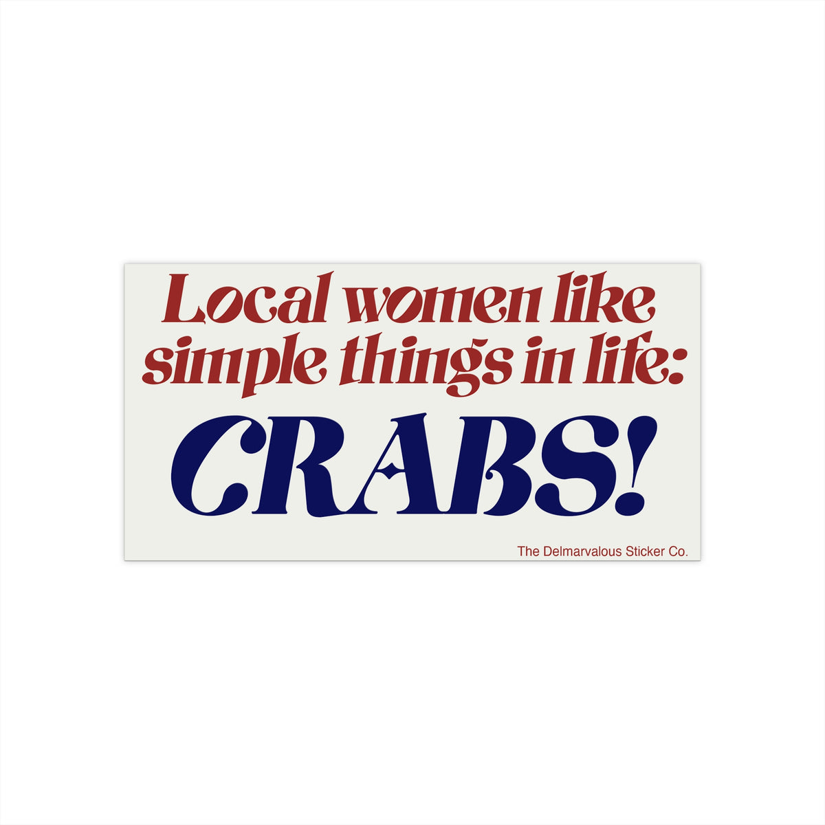 Local Woman Like Crabs