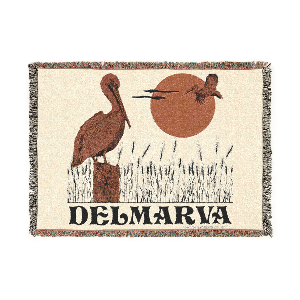 Delmarva Wetlands Woven Blanket