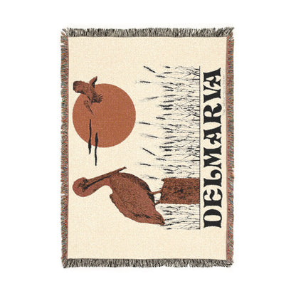 Delmarva Wetlands Woven Blanket